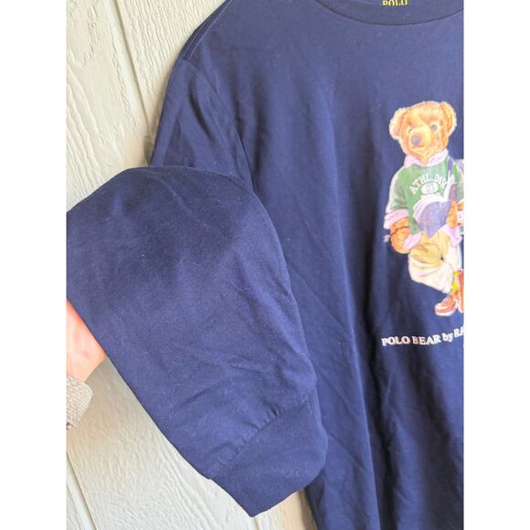 Ralph Lauren Men's Polo Bear Jersey T-Shirt, XL - Picture 2 of 5
